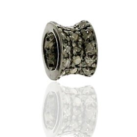 art deco beads 0.3 Tcw  Rose Cut Diamond 925 Sterling Silver fine antique jewelry