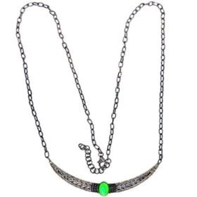 vintage necklaces 7.16 Tcw Sapphire Rose Cut Diamond 925 Sterling Silver art deco jewelry