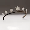 Girls Tiara 4.17 Carat Round Brilliant Diamond 27.7 Gms 14K Gold