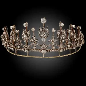 Casual 10.57 Carat Diamond 925 Sterling Silver Birthday Crown