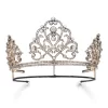Glamarous 18.65 Carat Diamond 925 Sterling Silver Queen Crown