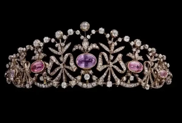 Innovative 44.76 Carat Diamond 925 Sterling Silver Wedding Crown