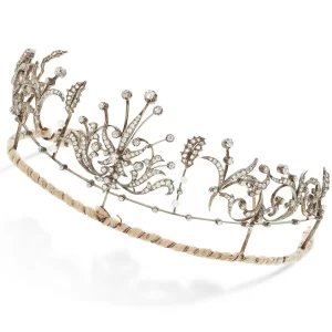 Beautiful 8.41 Carat Diamond 925 Sterling Silver Birthday Tiara