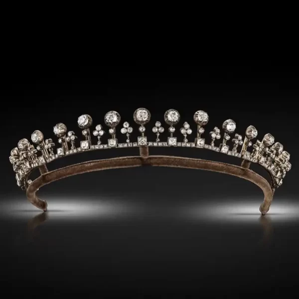 Timeless 8 Carat Diamond 925 Sterling Silver Princess Tiara