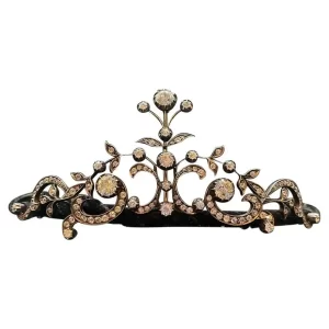 Bold 6.2 Carat Diamond 925 Sterling Silver Royal Tiara