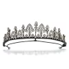 Elegant 11.4 Carat Diamond 925 Sterling Silver Wedding Tiara