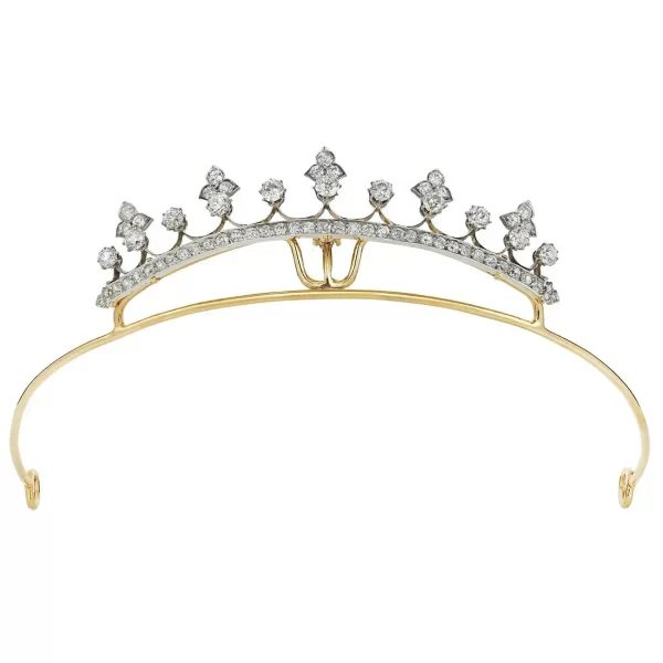 Stylish 3.25 Carat Diamond  29.25Gms 14Kt White Gold Wedding Headband