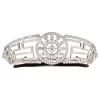 Bold 588 Pcs Cubic Zirconia Diamond 88.2 Gms 925 Sterling Silver Birthday Crown