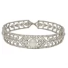 Casual 520 Pcs Cubic Zirconia Diamond 57.2 Gms 925 Sterling Silver Royal Crown