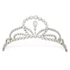 Glamarous 130 Pcs Cubic Zirconia Diamond 45.5 Gms 925 Sterling Silver Queen Tiara