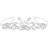 Flawless 342 Pcs Cubic Zirconia Diamond 68.4 Gms 925 Sterling Silver Birthday Tiara