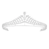 Exatic 185 Pcs Cubic Zirconia Diamond 55.5 Gms 925 Sterling Silver Bridal Tiara