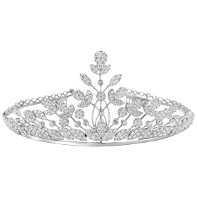 Enchanted Garden Diamond Convertible Tiara & Necklace Set (22.47 carats )