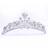 Victorian Style Rose Vine Diamond Crown Tiara Necklace Set with Pear Drop Center (25 Carats)